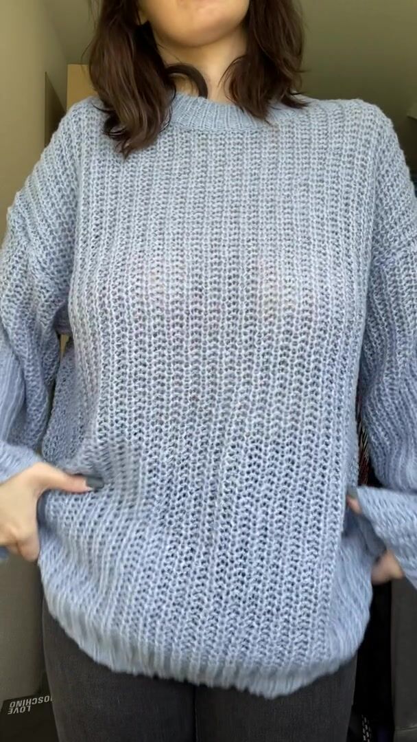 Do you like what my sweater is hiding?
