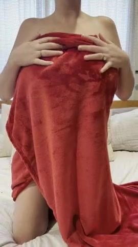 Do you like what I’m hiding behind my blanket? (reveal)