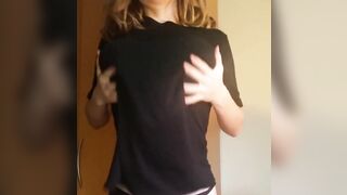 Titty Drop: I love how this T-shirt is so sheer already #1