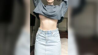 Titty Drop: Little flash before my grocery shop #3