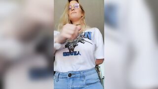 Are you into anime geek girls with natural tits?