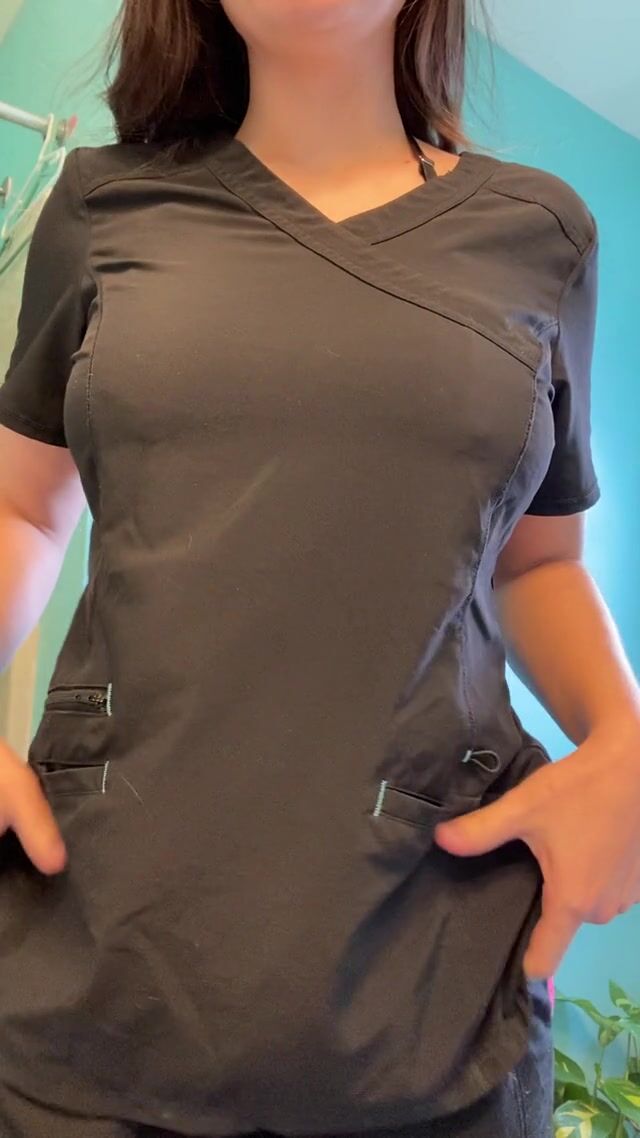 May or may not have worn this at work today under my scrubs