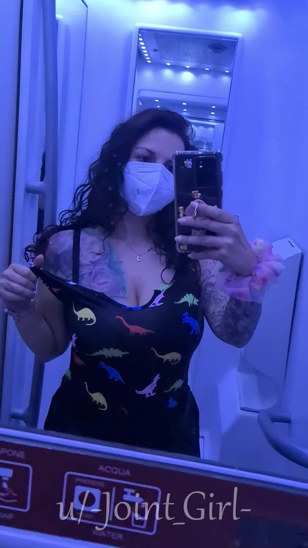 Sneak in the train's toilet and I'll show you a different kind of ride