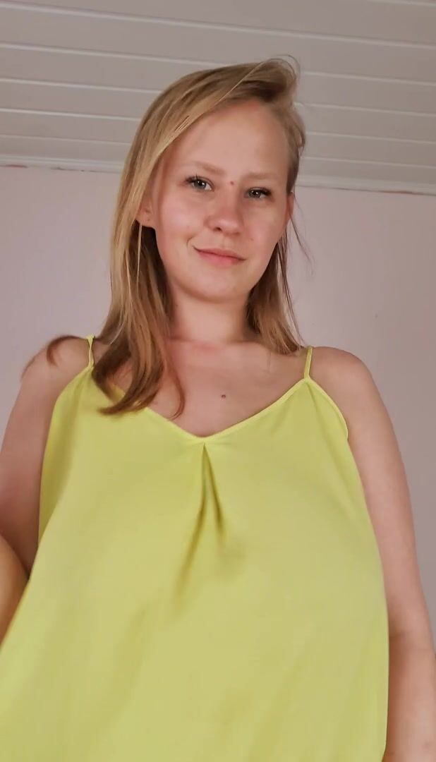 This is what a size L boob looks like when it suddenly falls out from under a blouse with a big bang. Heh