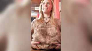 Titty Drop: The waitress also thought it was an exceptionally successful tittidrop #4