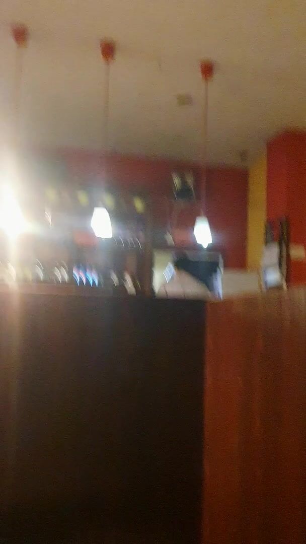Restaurant tittyjob and immediately followed by a bottle titfuck. Heh