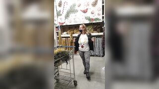 Titty Drop: Quick titty action while Christmas shopping #2