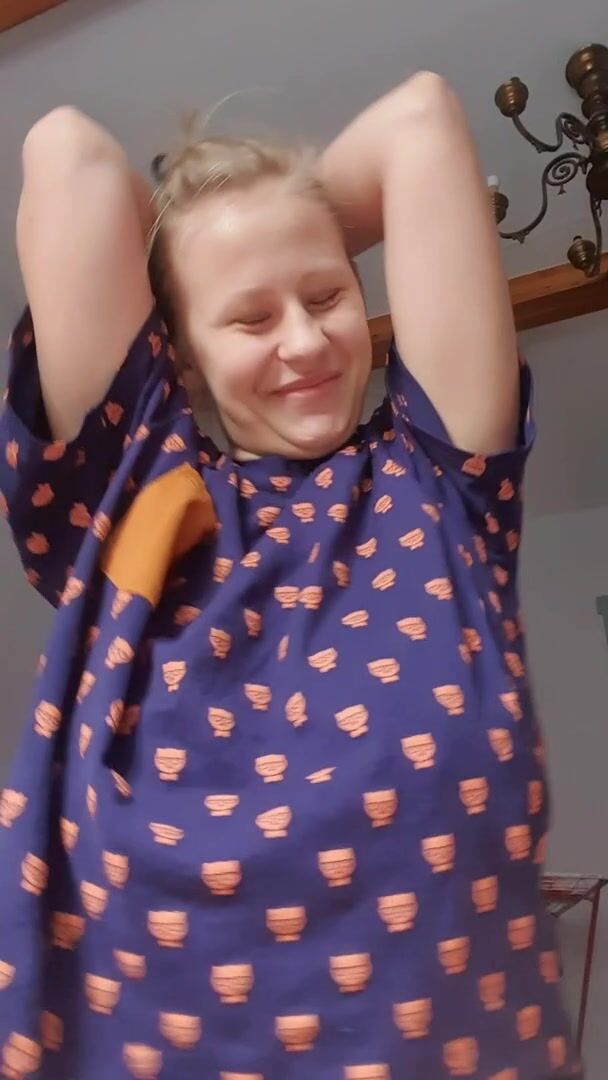 Pajama titty drop. kisses