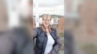 Me and my boobs salute you on your trip from the castle