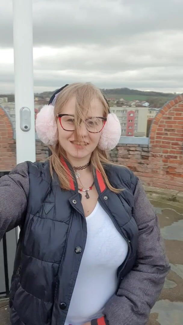 Me and my boobs salute you on your trip from the castle
