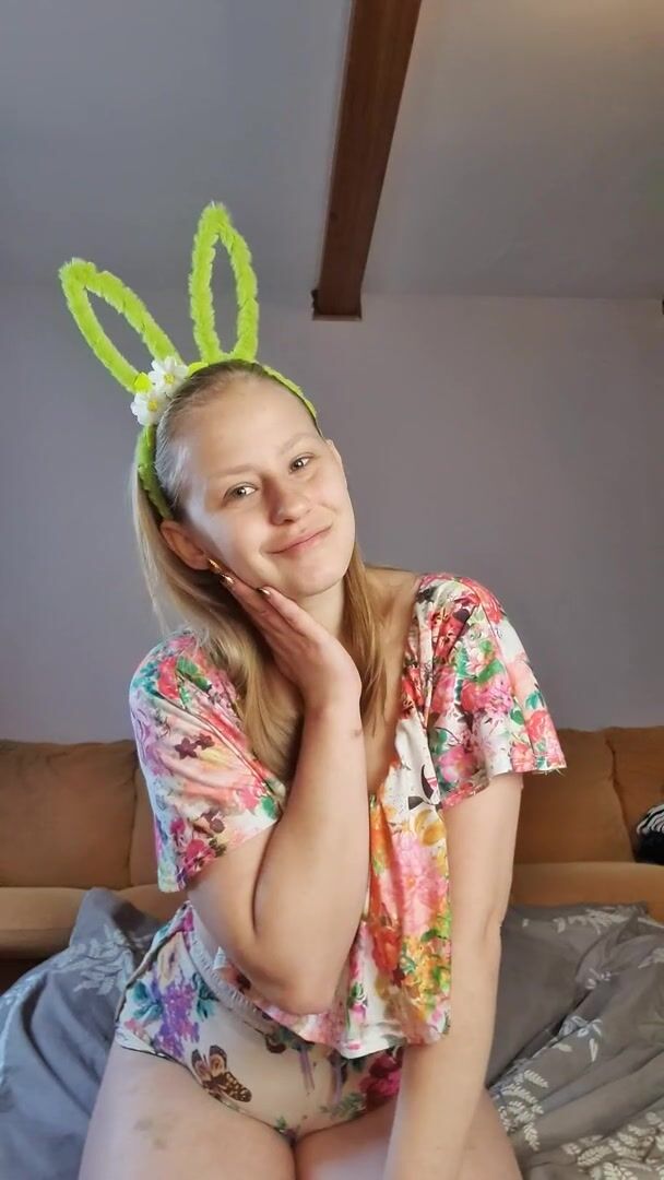 It's me your bunny with a big surprise. Enjoy