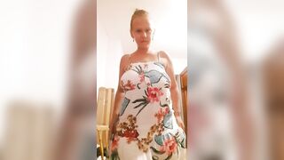 BOOM! And my big boobs pop out of my summer dress. Kisses