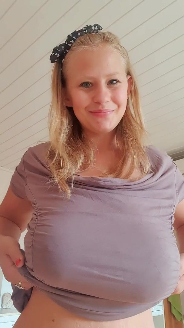 And according to the current canon on this subreddit. BOOM! And huge boobs pop out of that modest dress. Heh