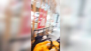 A somewhat risky and quick tittdrop in the store. heh. Kisses
