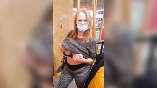 Titty Drop: A somewhat risky and quick tittdrop in the store. heh. Kisses #3