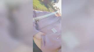 Titty Drop: Dropping my tits in public makes me horny ???????? #3