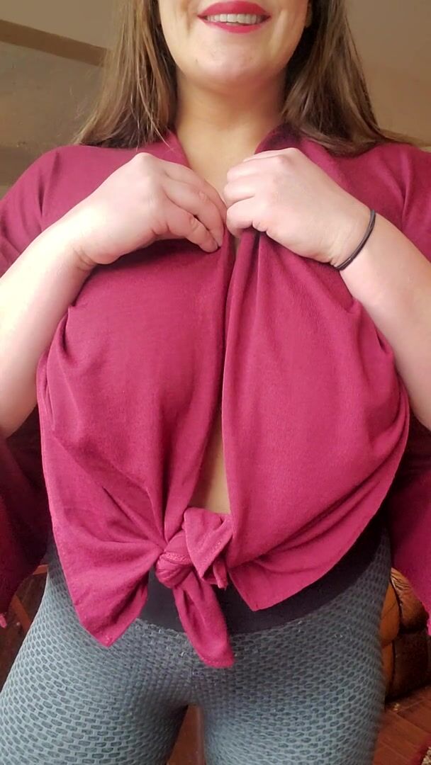 With titties as big as mine, is peep show still the right term to use?