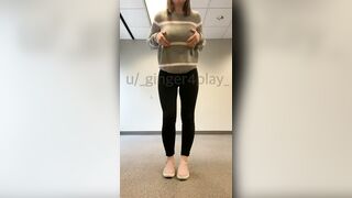 Titty Drop: Dropping some titties at the office this morning #2