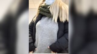 Titty Drop: Risky titty drop at the airport ???? did you expect it? #2