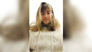 3. Titty Drop: What do you think of my sweater puppies?
