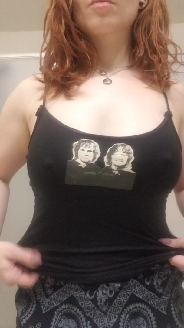 My favorite Hobbits were hiding my perky rack
