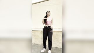 Titty Drop: Flashing in front of my old workplace... I wonder if any of my old coworkers saw!???????? #4