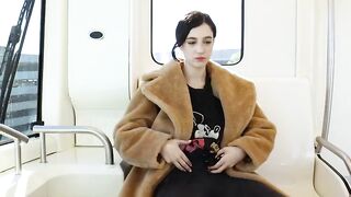 Flashing in the train