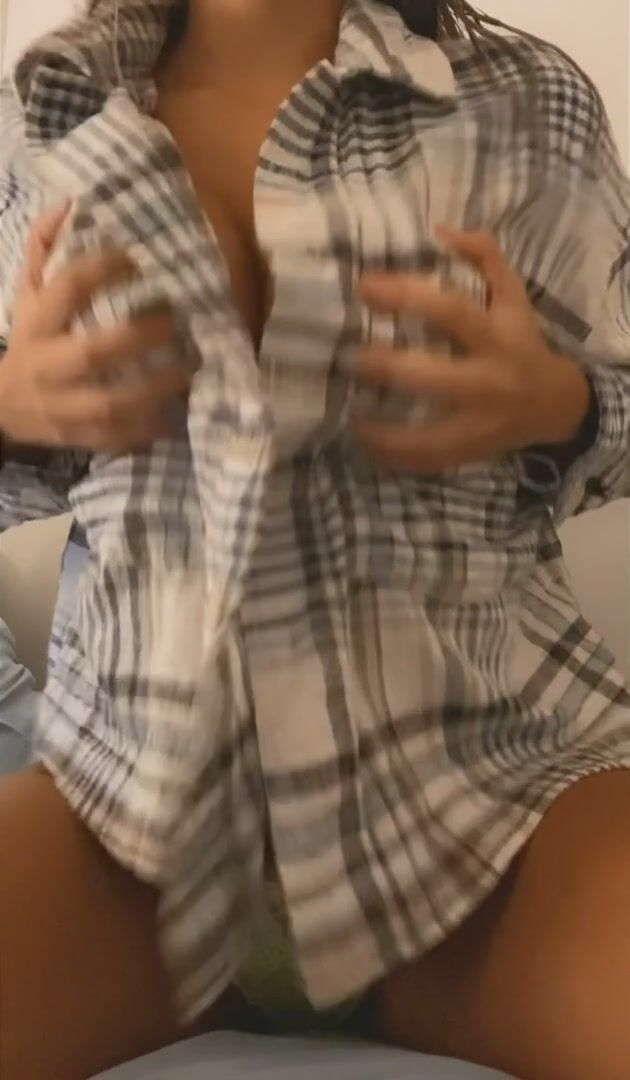 Flashing my tits for you baby