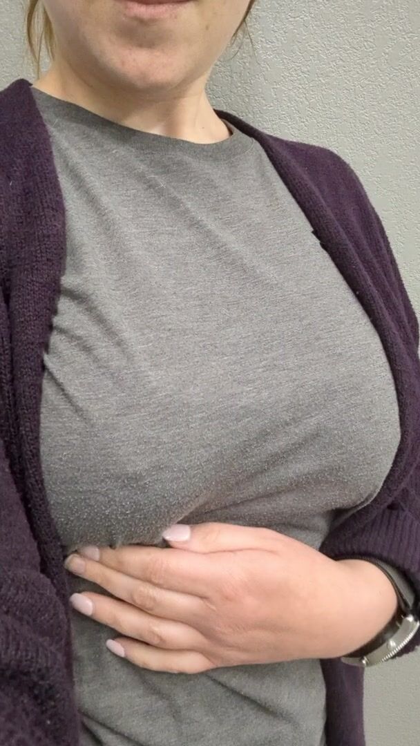 Had to get the titties out at work