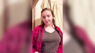 Titty Drop: petite lumberjack drop, I’m here for your wood! #2