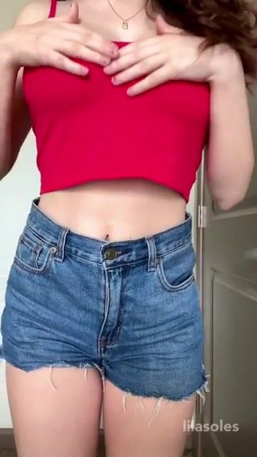 My body may be tiny but my boobs have a mind of their own