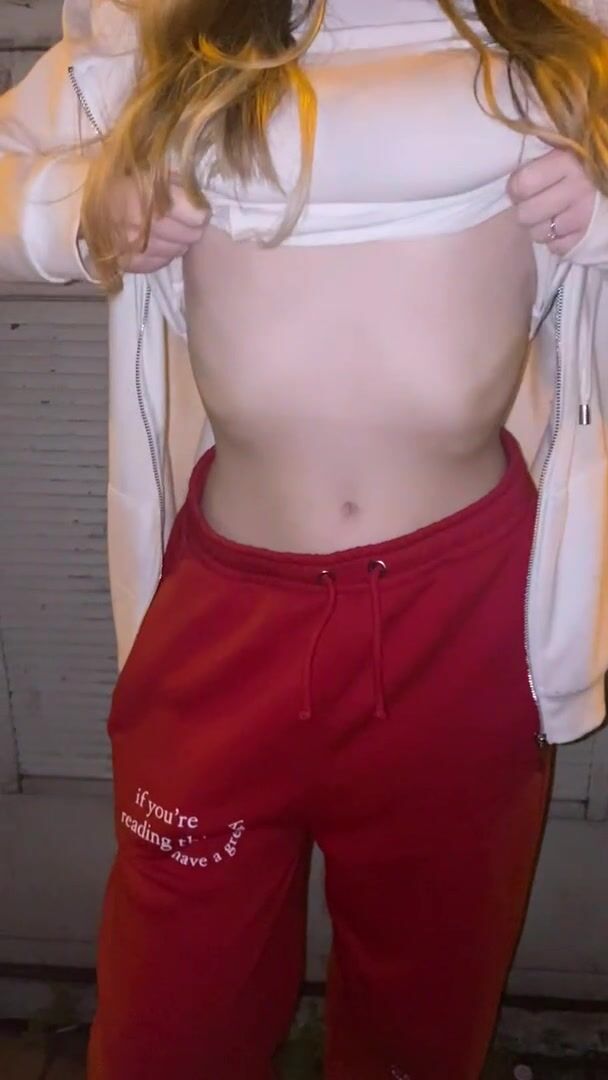 My friend dared me to drop my tits in public, you guys proud of me ????