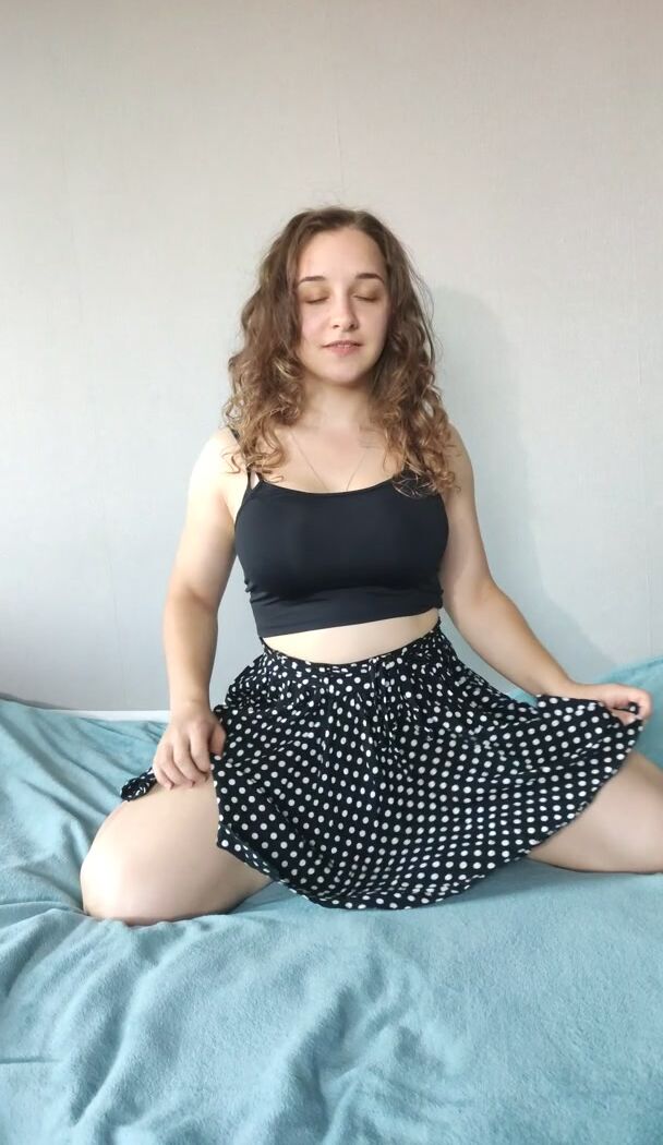 My bra didn't want to cooperate, so I had to take it of myself :<