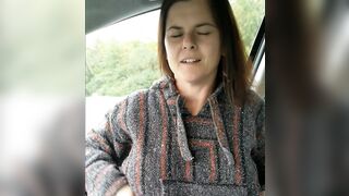 Titty Drop: Just got in the car and you want to see some boobs?? Well, sure babe #3