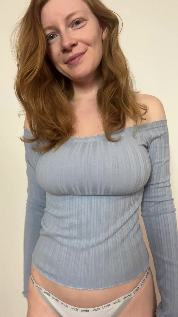 Just a homebody redhead, a little bustier than you think...