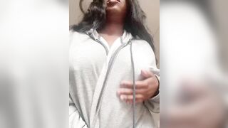 Titty Drop: Big reveal with sweater #2