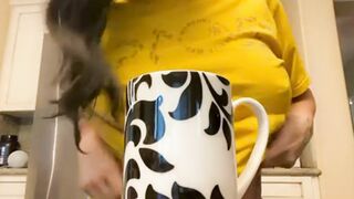 Who doesn’t love a titty drop with their coffee…