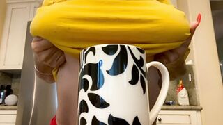 Titty Drop: Who doesn’t love a titty drop with their coffee… #5