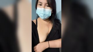 Titty Drop: Taking my tits out in the work bathroom #2