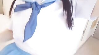 Titty Drop: Japanese sailor girl reveal #4