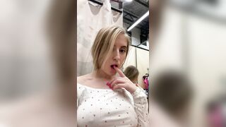 Titty Drop: Anyone fuck me in this dressing room?) #1