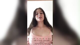 Cutie reveals perky tits