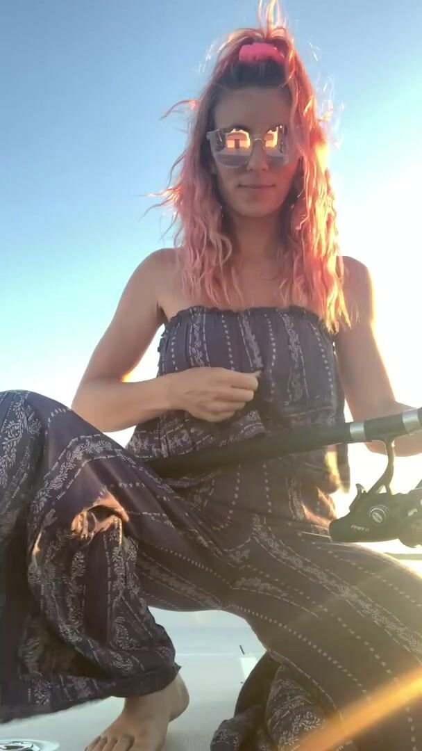 If you catch a fish, I’ll show you my tits