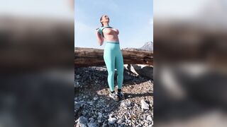 Titty Drop: Titty drop in the great outdoors! Flashing in nature! #5