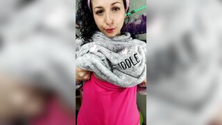 Titty Drop: Cute sweater on or off????? #3