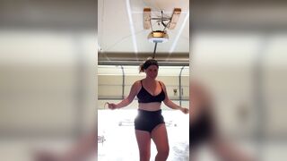 Titty Drop: Topless jump roping???????? #3