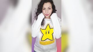I'm just a nerdy girl with massive tits