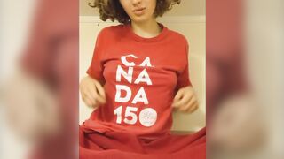 Titty Drop: How do you like Canadian tits? True, north, strong, they're freed ;) #3