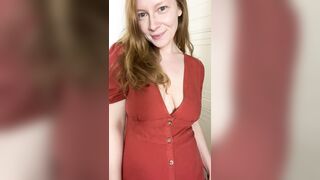 Here she comes, the 5’2 redhead who’s way too busty for her own good!