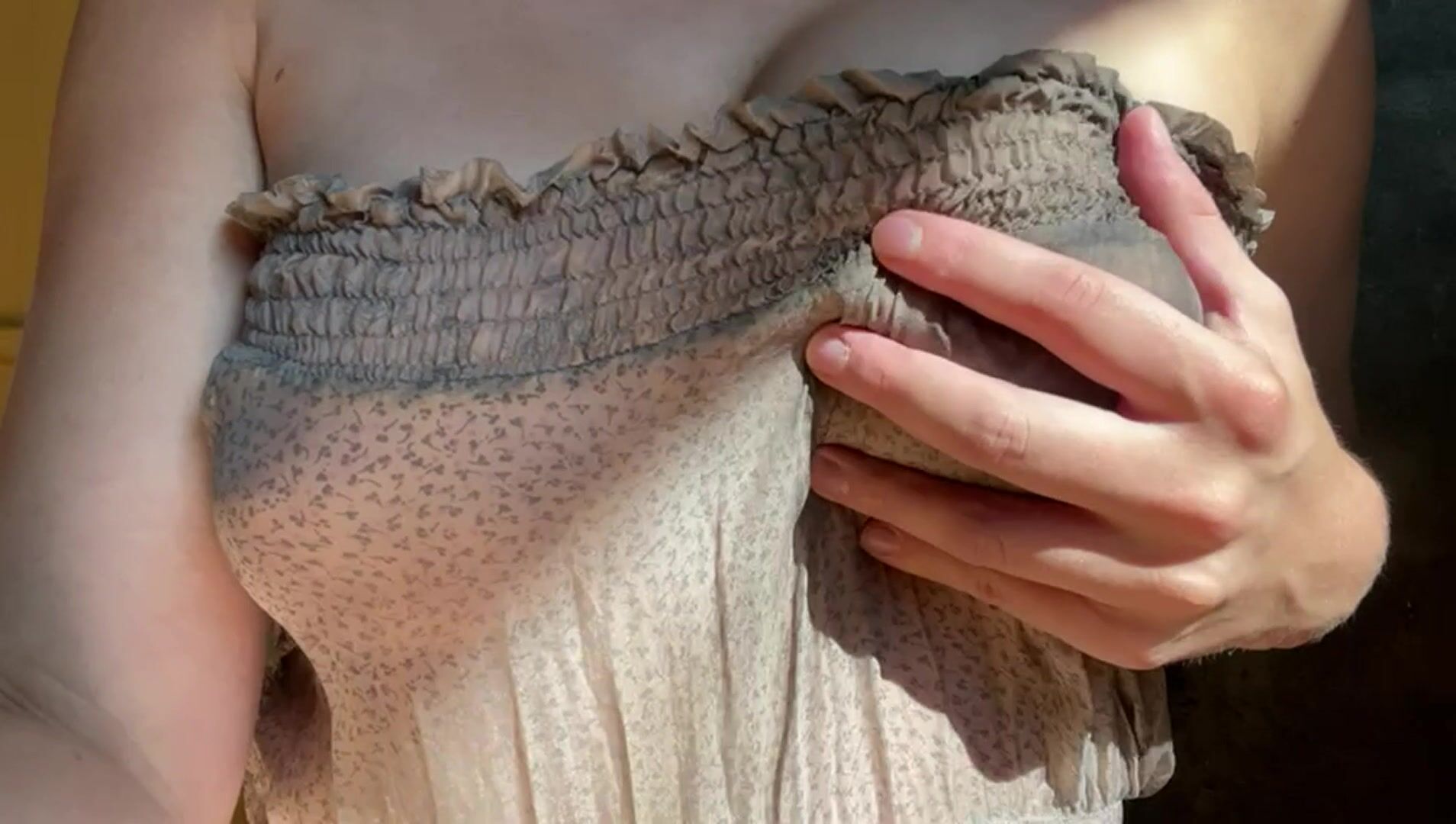 Why would i wear a bra with boobs like these?